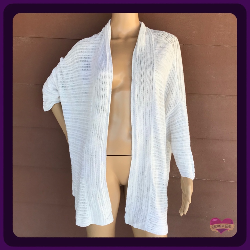 Alfani White Cardigan